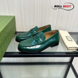 Giày Gucci Interlocking G Loafer 'Green'