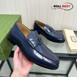 Giày Gucci Loafer Interlocking G 'Blue'