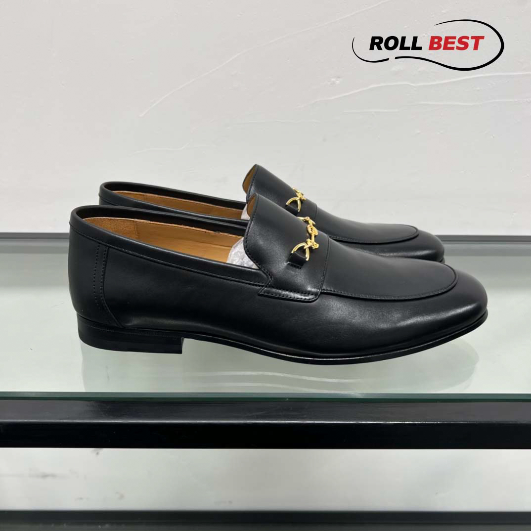 Giày Gucci Loafer With Horsebit 'Black'