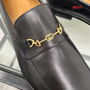 Giày Gucci Loafer With Horsebit 'Black'