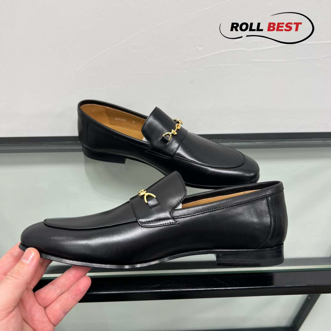 Giày Gucci Loafer With Horsebit 'Black'