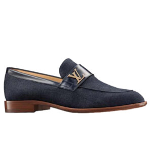Giày Louis Vuitton Loafers Sant Germant Blue Denim