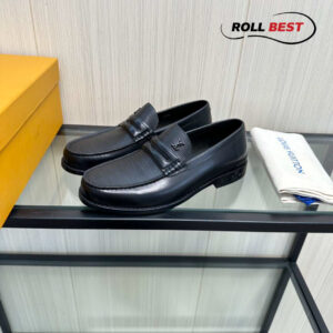 Giày Louis Vuitton Louis Loafers ‘Black’ Đế Cao Da Vân