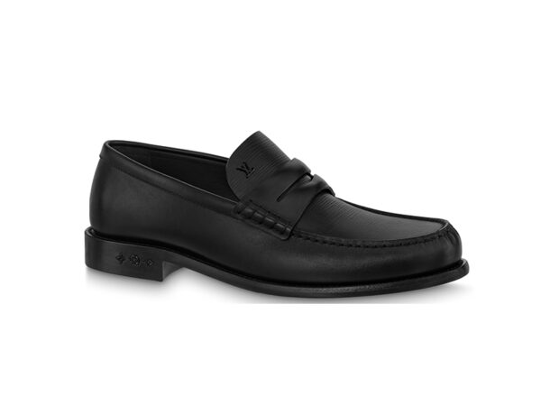 Giày Louis Vuitton Louis Loafers ‘Black’ Đế Cao Da Vân