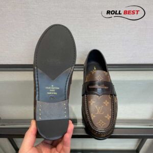 Giày Louis Vuitton LV LVXNBA Loafer Đế Cao Da Bò