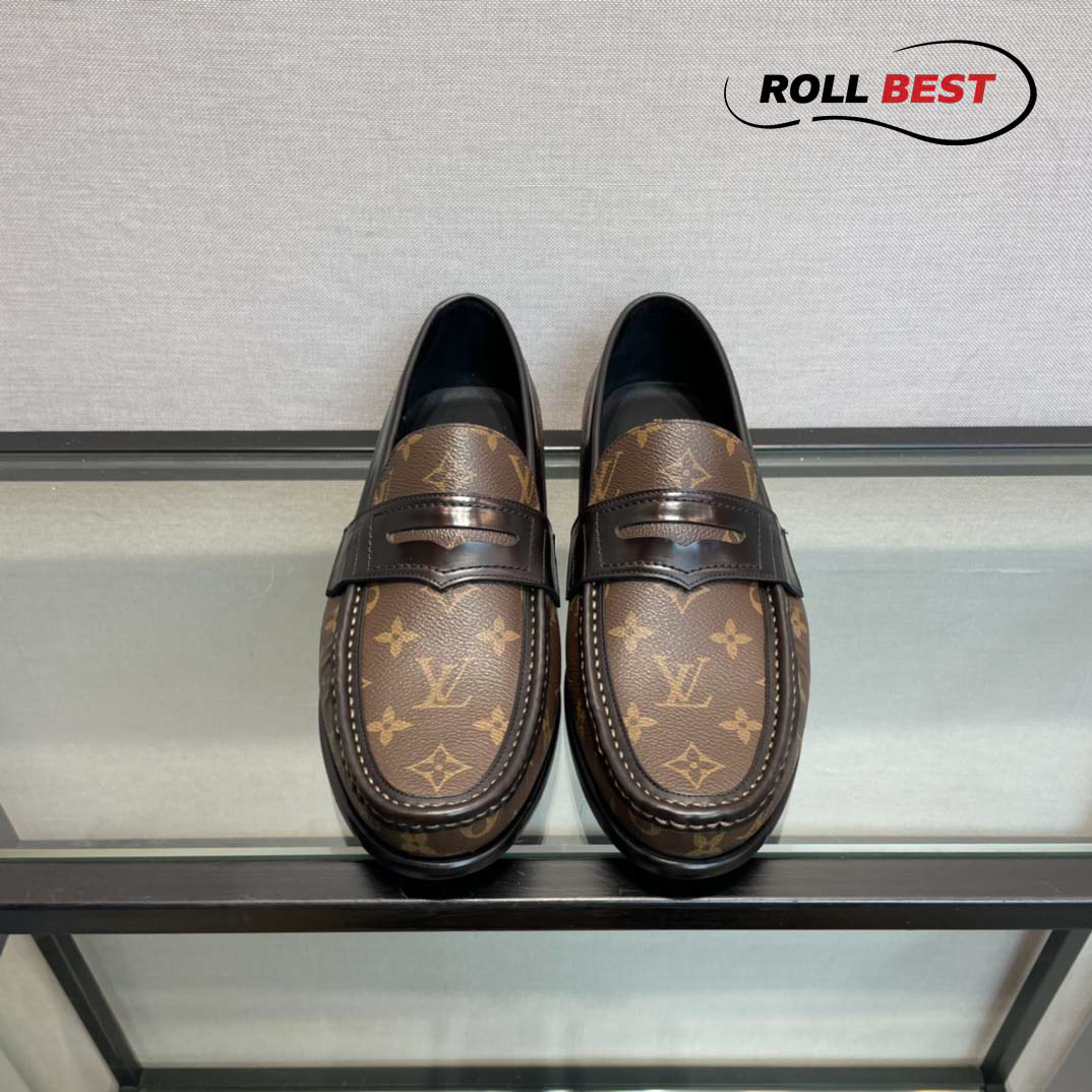 Giày Louis Vuitton LV LVXNBA Loafer Đế Cao Da Bò