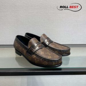 Giày Louis Vuitton LV LVXNBA Loafer Đế Cao Da Bò