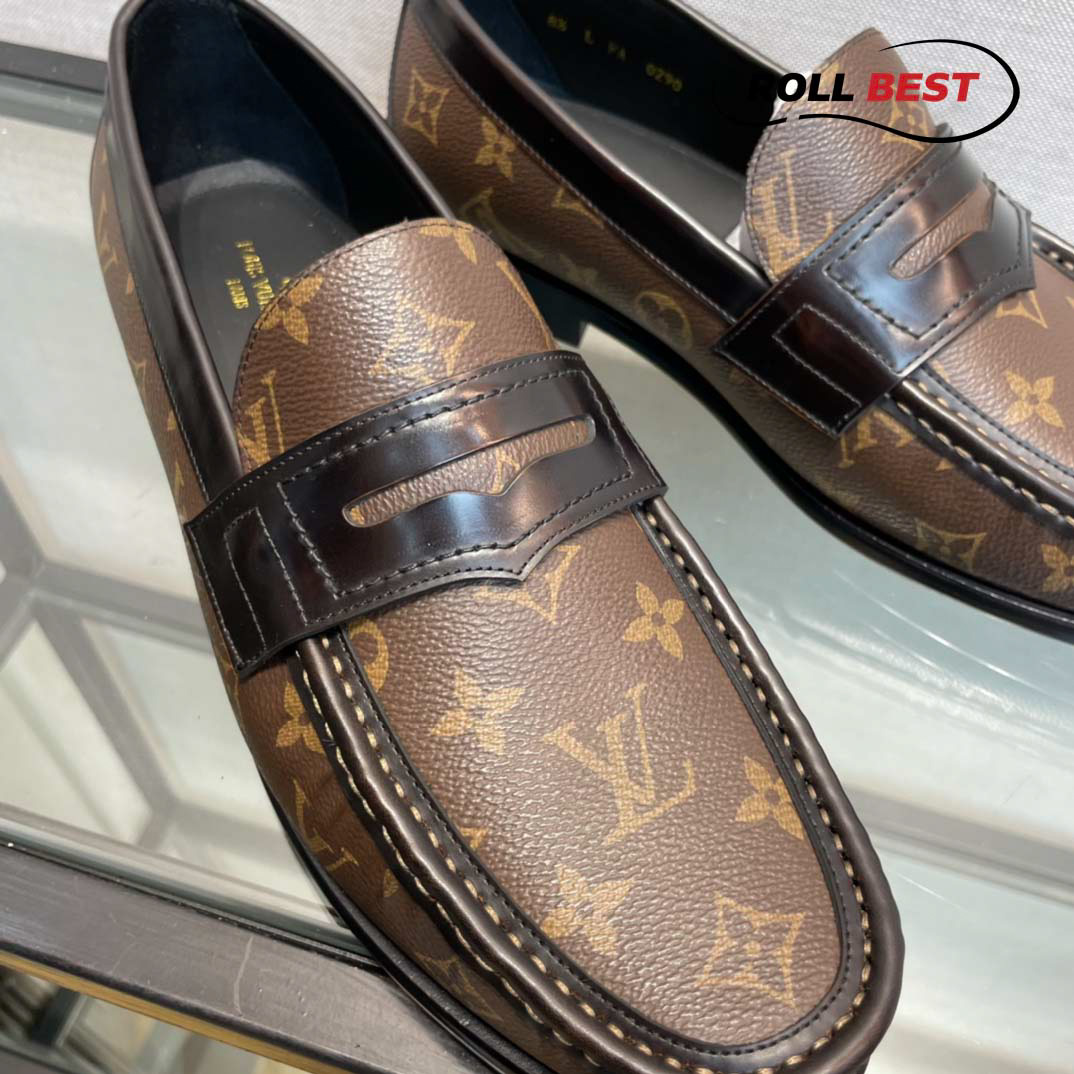 Giày Louis Vuitton LV LVXNBA Loafer Đế Cao Da Bò