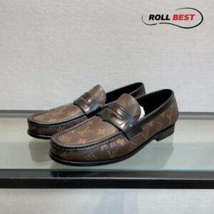 Giày Louis Vuitton LV LVXNBA Loafer Đế Cao Da Bò