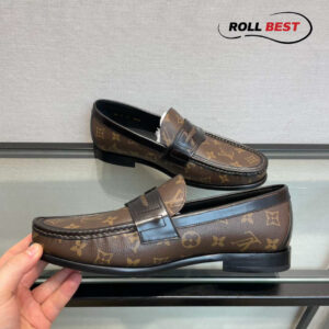 Giày Louis Vuitton LV LVXNBA Loafer Đế Cao Da Bò