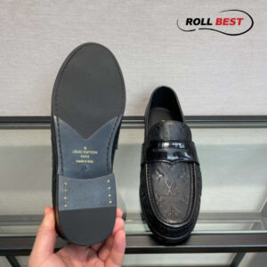 Giày Louis Vuitton Lvxnba Loafer Đế Cao Hoa Chìm