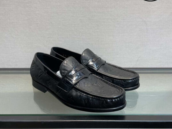 Giày Louis Vuitton Lvxnba Loafer Đế Cao Hoa Chìm