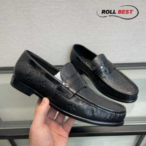 Giày Louis Vuitton Lvxnba Loafer Đế Cao Hoa Chìm