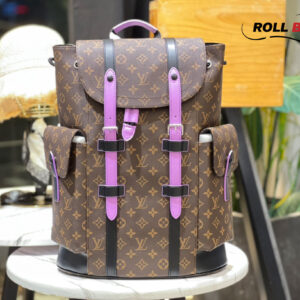 Louis Vuiton Christopher PM Backpack Monogram Macassar Canvas