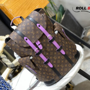 Louis Vuiton Christopher PM Backpack Monogram Macassar Canvas