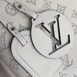 Louis Vuitton Beaubourg Hobo MM Mahina White Leather