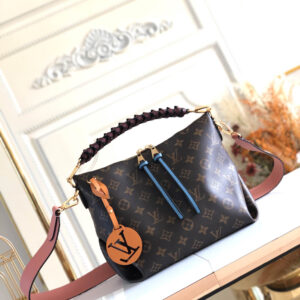 Louis Vuitton Braided Handle Beaubourg Hobo Monogram Canvas