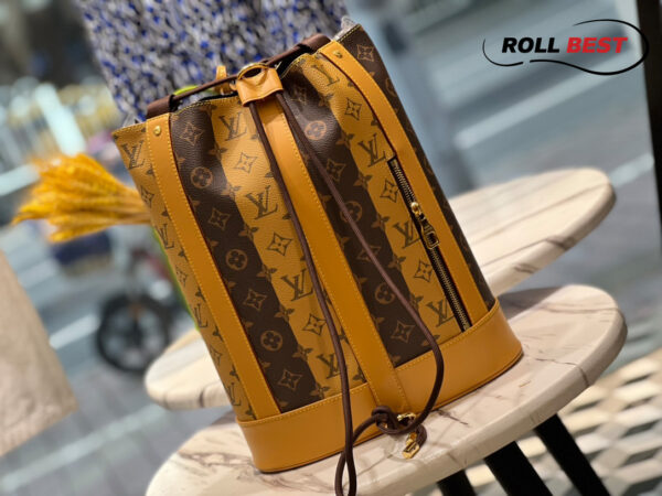 Louis Vuitton Reverse Monogram Stripe Randonnee Messenger Shoulder Bag