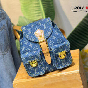 Louis Vuitton Sac a Dos Backpack PM Blue Denim
