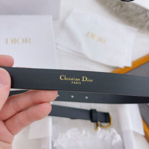 Thắt Lưng Dior Da Trơn Khóa Logo CD