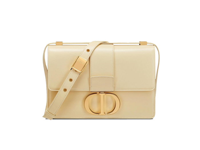 Túi Dior 30 Montaigne Bag Pale Yellow Box Calfskin