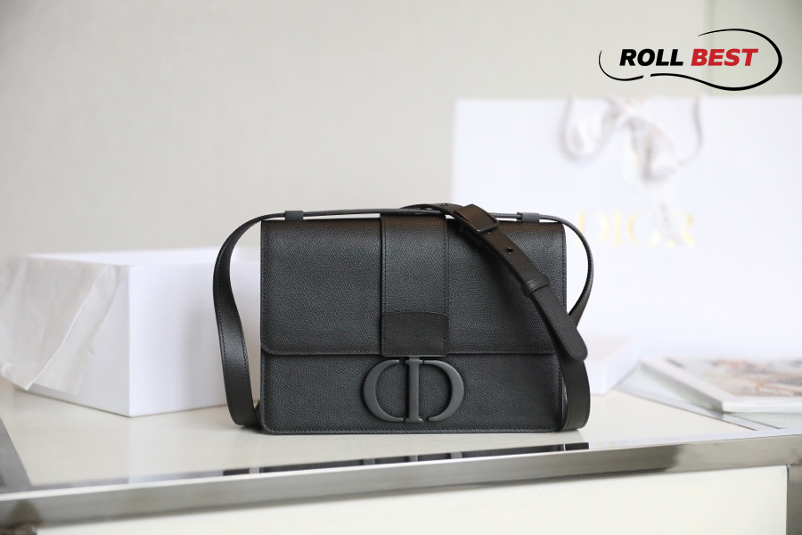 Túi Dior 30 Montaigne Box Bag Full Black