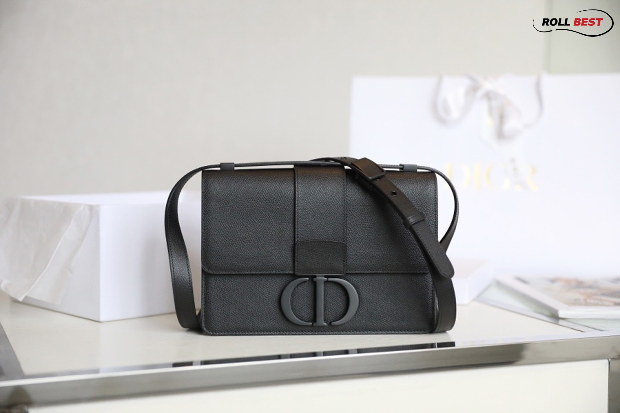 Túi Dior 30 Montaigne Ultra Matte Bag including All Black