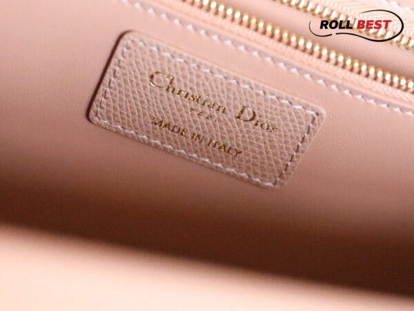 Túi Dior Blush 30 Montaigne Stamped Grain Calfskin Bag