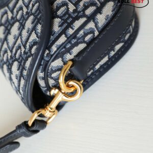 Túi Dior Bobby East- West Bag Blue Oblique Jacquard