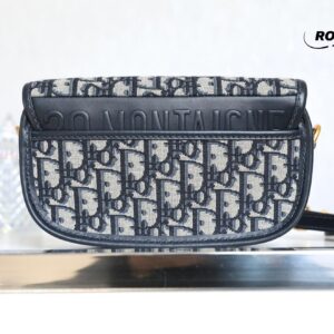 Túi Dior Bobby East- West Bag Blue Oblique Jacquard