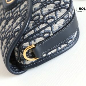 Túi Dior Bobby East- West Bag Blue Oblique Jacquard