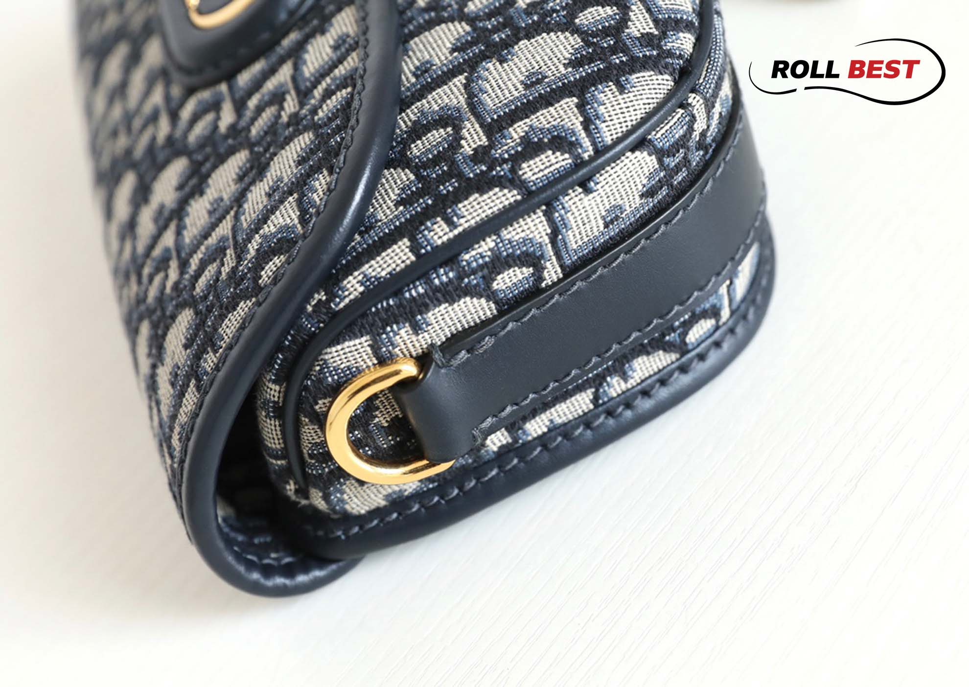 Túi Dior Bobby East- West Bag Blue Oblique Jacquard