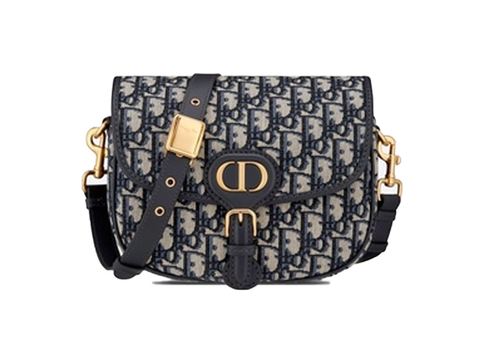 Túi Dior Bobby East West Bag Blue Oblique Jacquard