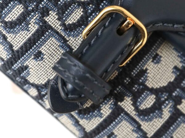 Túi Dior Bobby East- West Bag Blue Oblique Jacquard