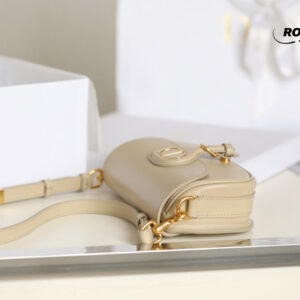 Túi Dior Bobby East-West Bag Vàng Nhạt Box Calfskin