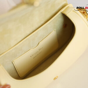 Túi Dior Bobby East-West Pale Yellow Box Calfskin