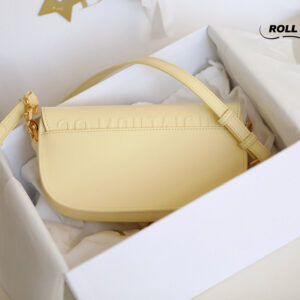 Túi Dior Bobby East-West Pale Yellow Box Calfskin