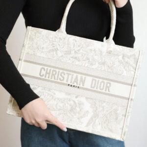 Túi Dior Book Tote Large Canvas Beige Gold