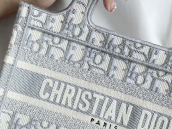 Túi Dior Book Tote Mini Gray