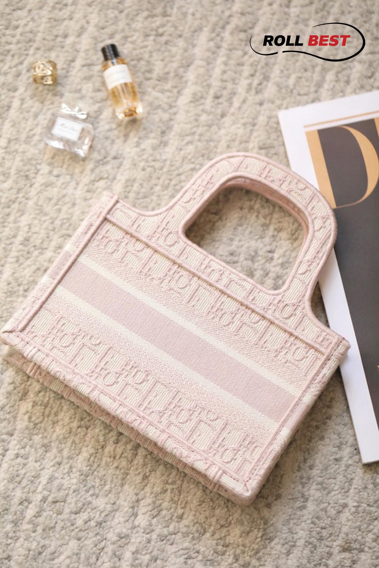 Túi Dior Book Tote Mini Pink