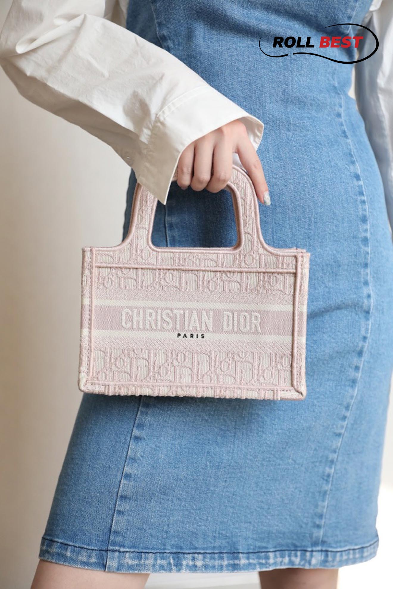 Túi Dior Book Tote Mini Pink