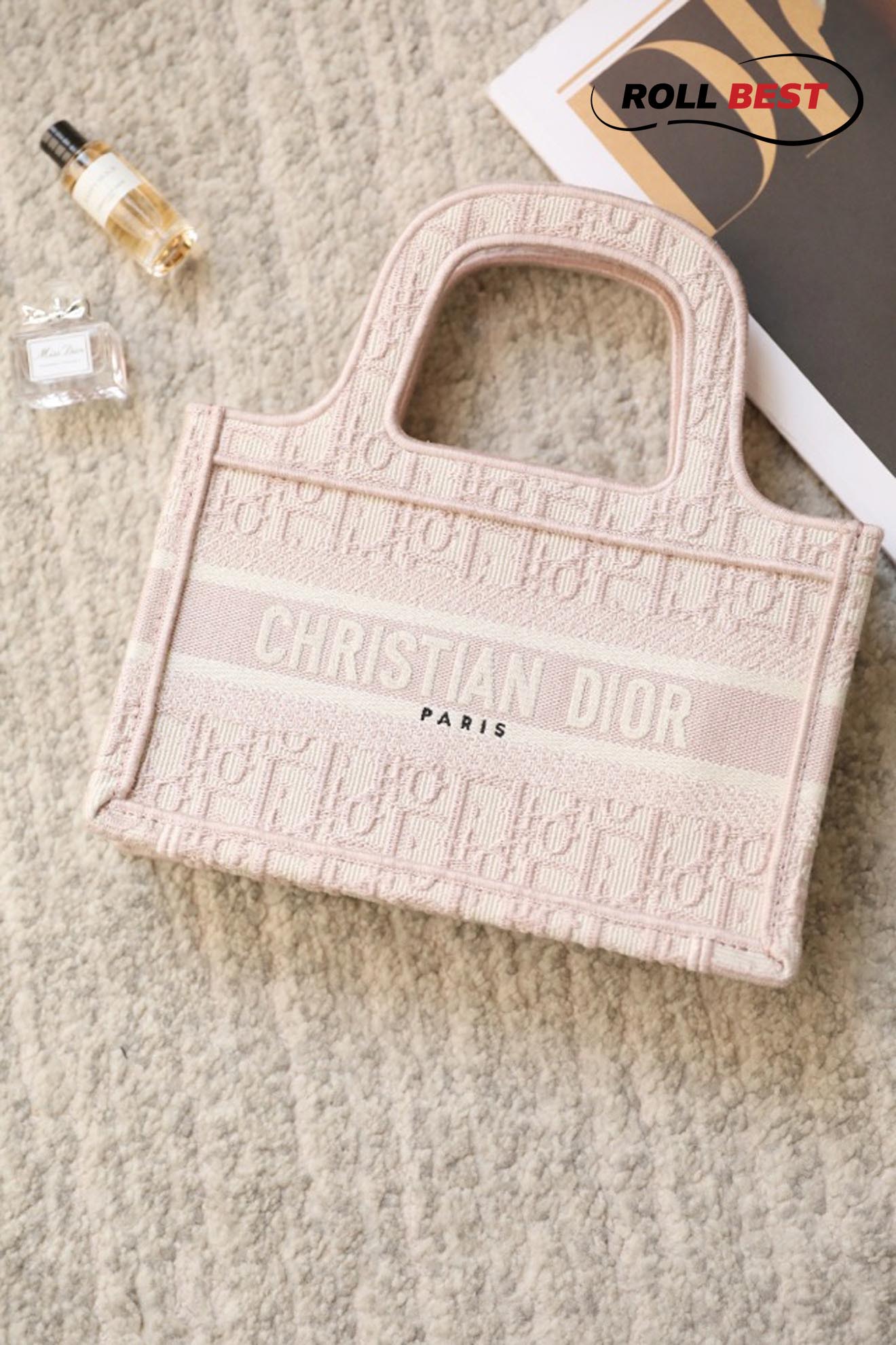 Túi Dior Book Tote Mini Pink