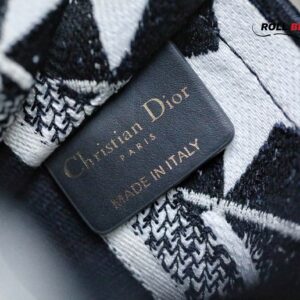 Túi Dior Book Tote Mini Xanh Than Trắng