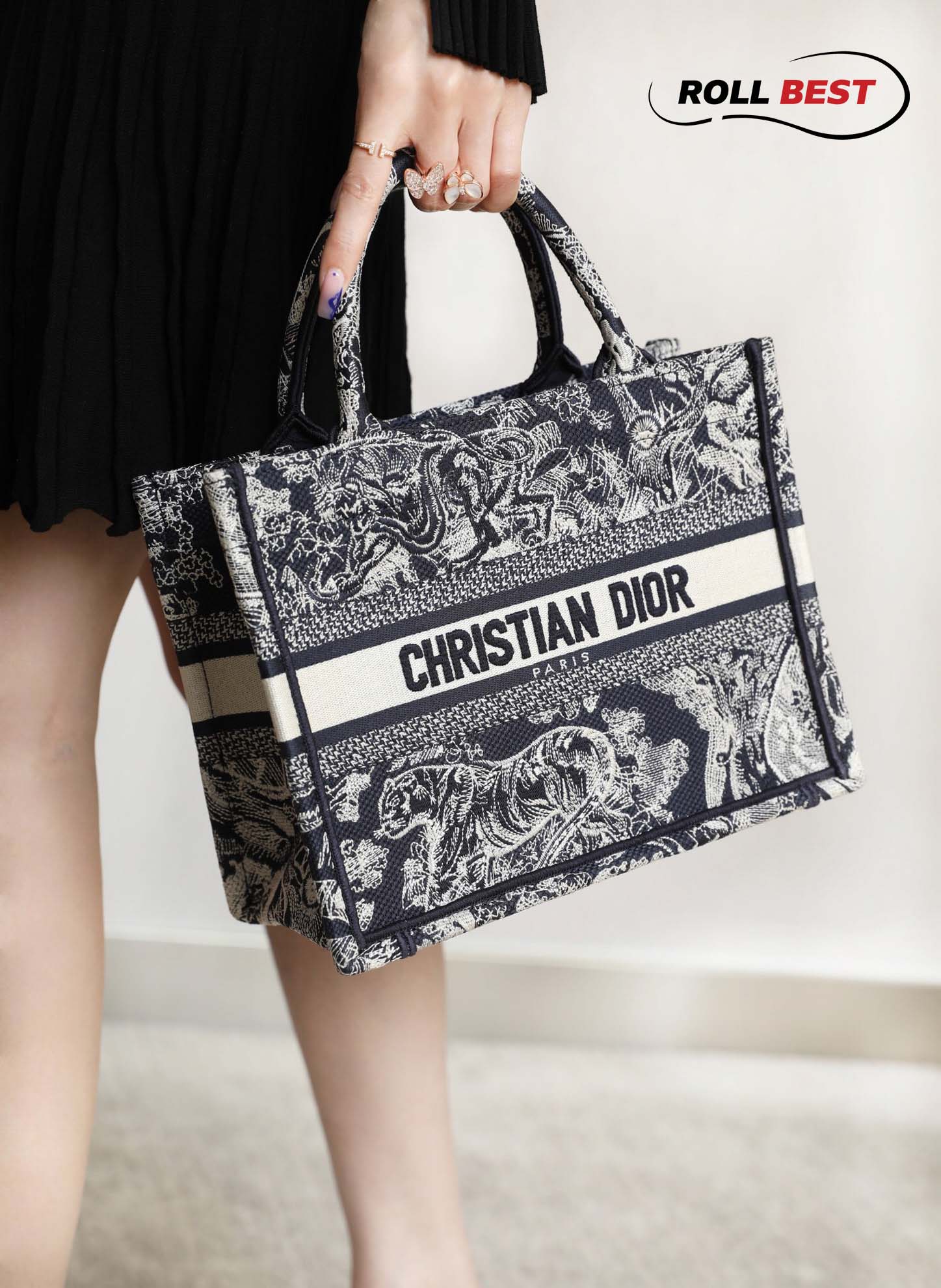 Túi Dior Book Tote Oblique Họa Tiết Đậm