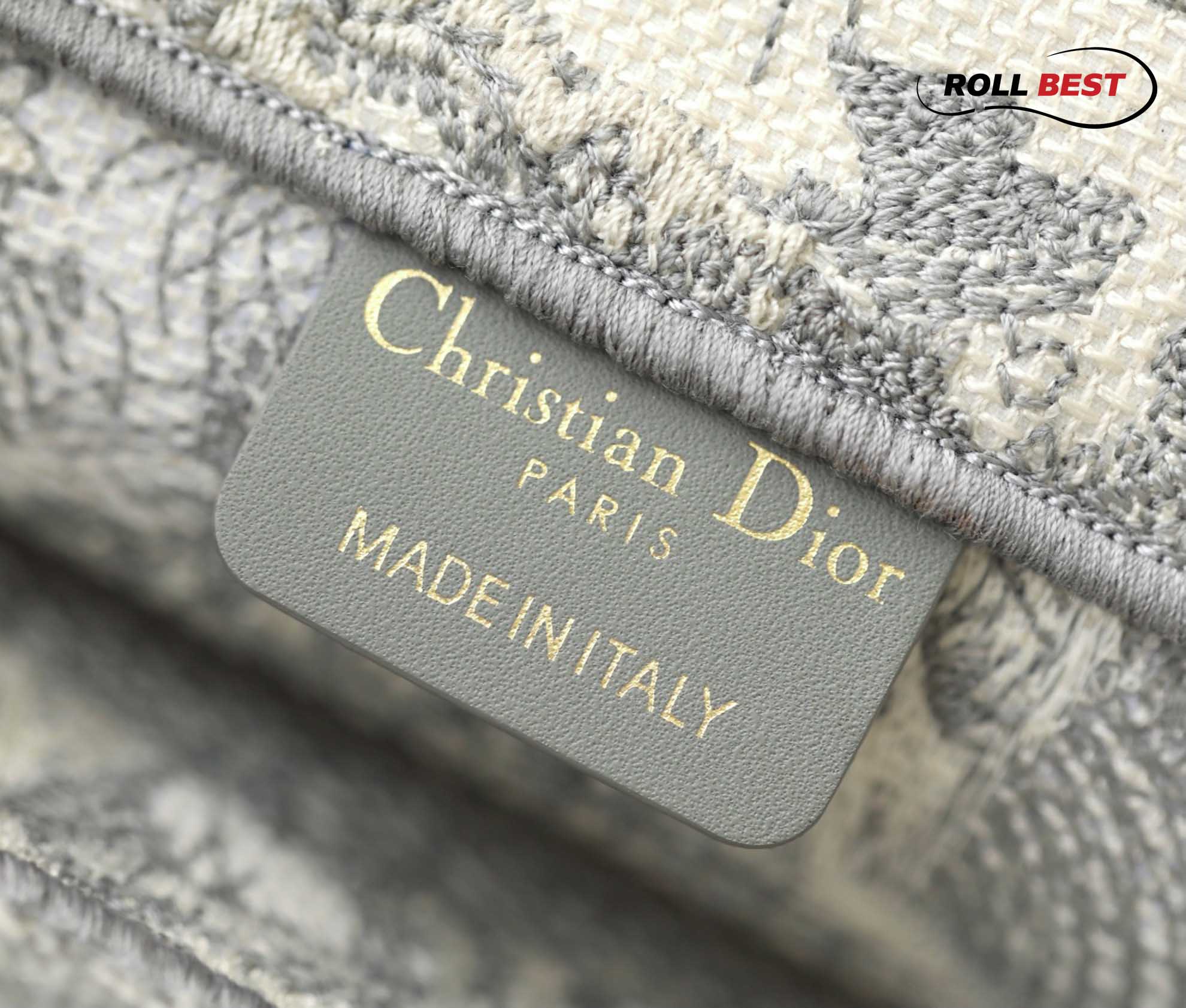 Túi Dior Book Tote Tiger Gray