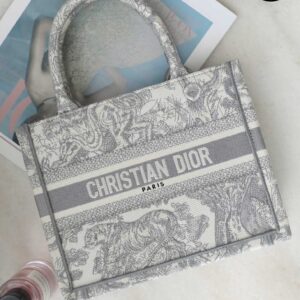 Túi Dior Book Tote Tiger Gray