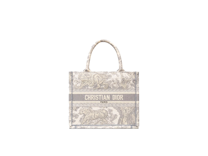 Túi Dior Book Tote Tiger Gray