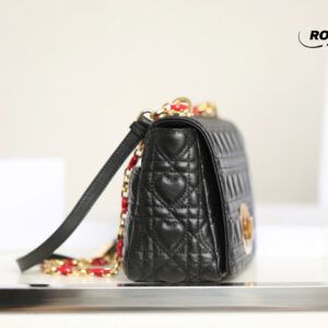 Túi Dior Caro Bag Medium Dioramour Black