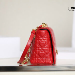 Túi Dior Caro Bag Medium Dioramour Red Mini