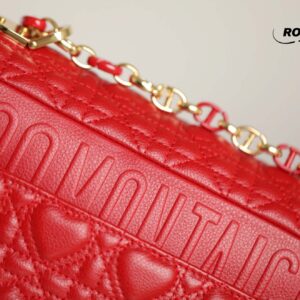 Túi Dior Caro Bag Medium Dioramour Red Mini